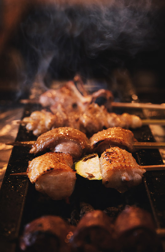 焼きシーン