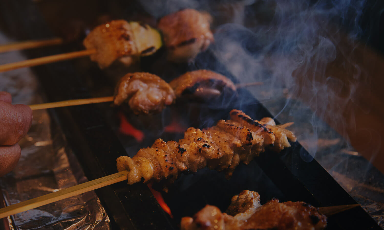 焼きシーン