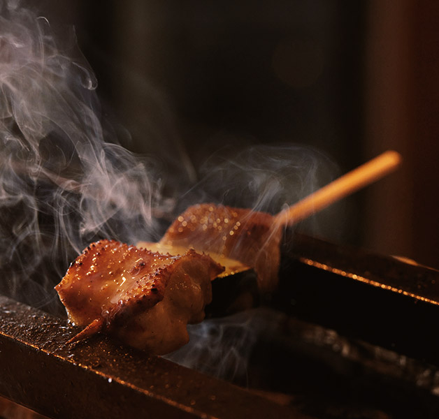 焼きシーン